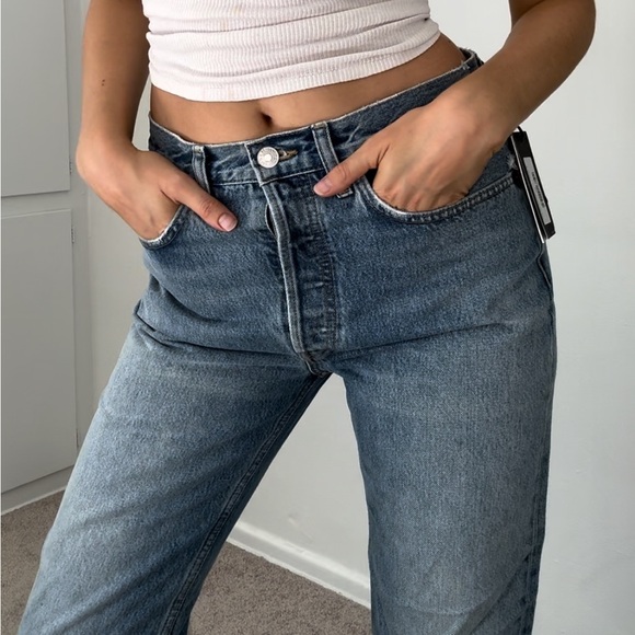 NEW Re/Done 70s Stove Pipe Jeans size 29 - Picture 4 of 13